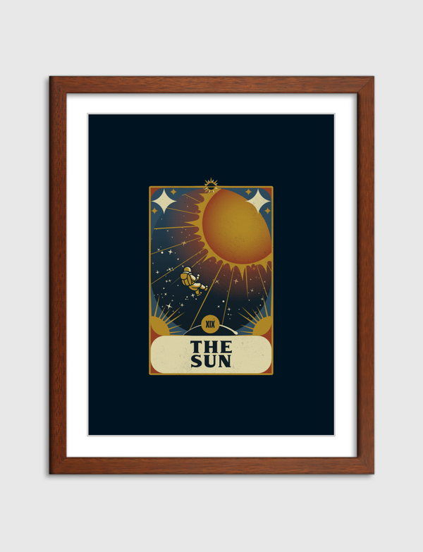 Astronaut Tarot Sun Artframe