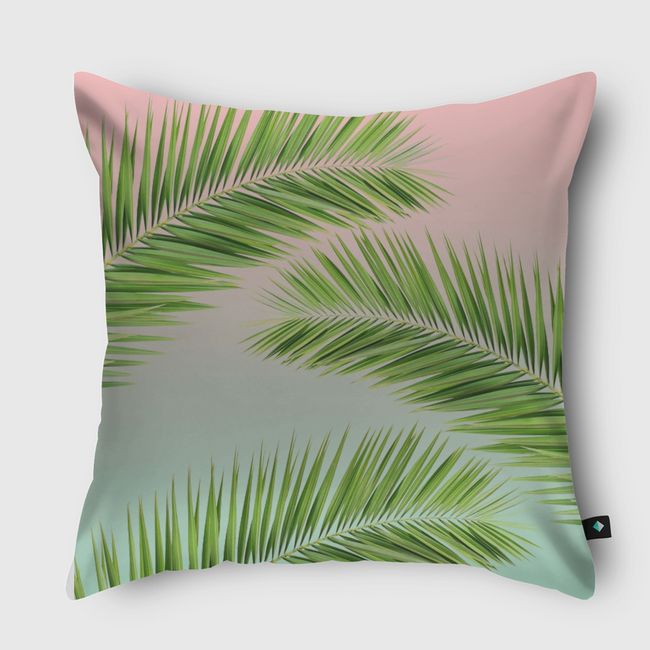 palm leaves - Throw Pillow