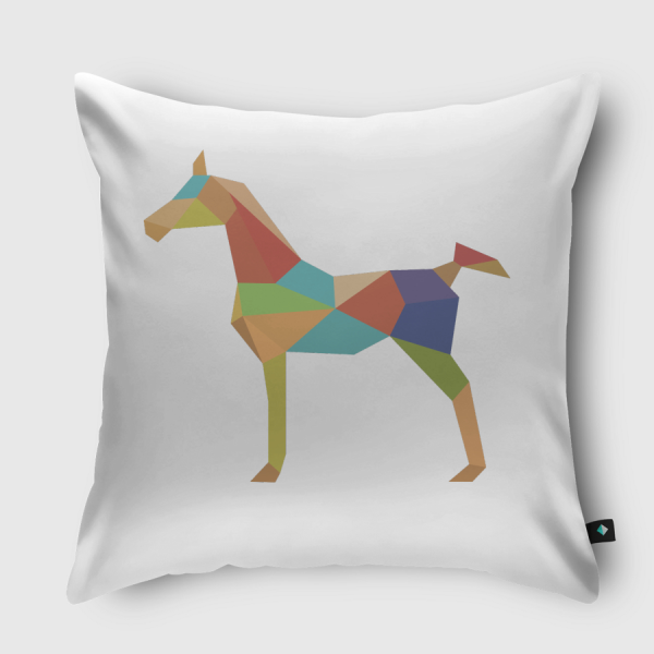 Al Aliyah - inspired by the Arabian horse Throw Pillow