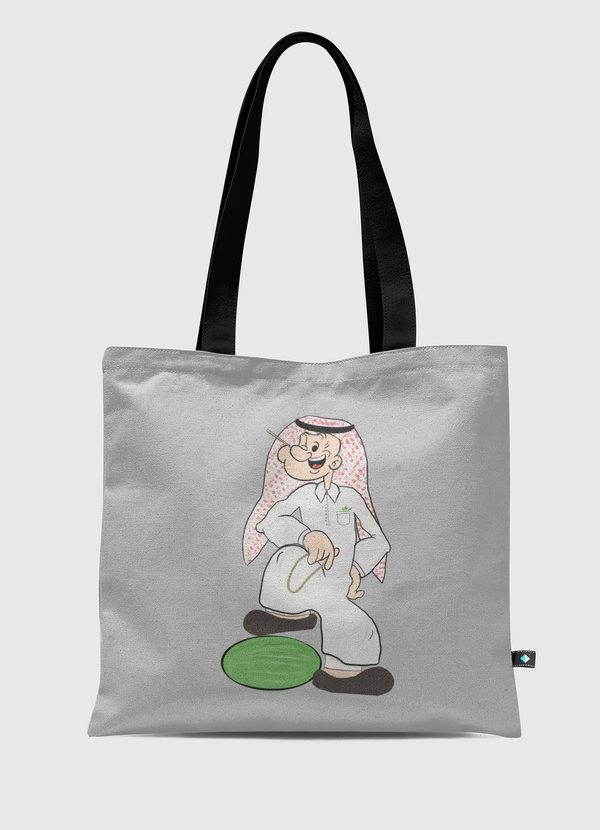 Saudi Popeye Tote Bag