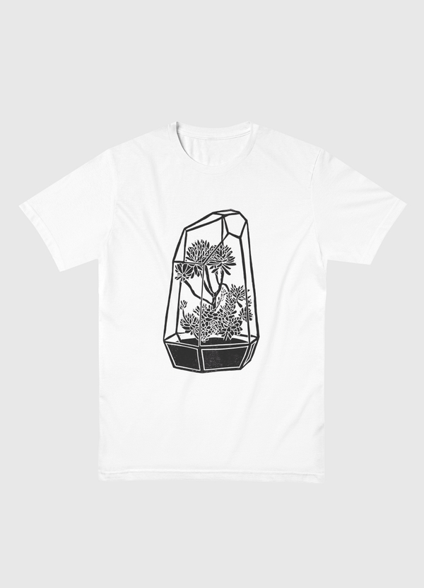 Terrarium Blockprint Men Basic T-Shirt