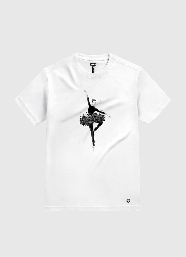 Floral dance White Gold T-Shirt