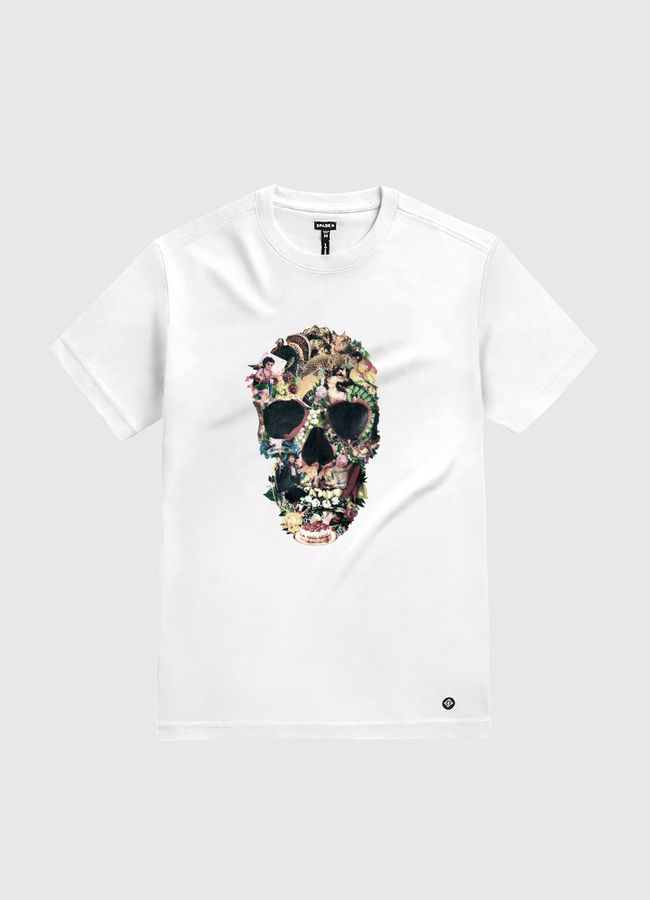 Vintage Skull - White Gold T-Shirt