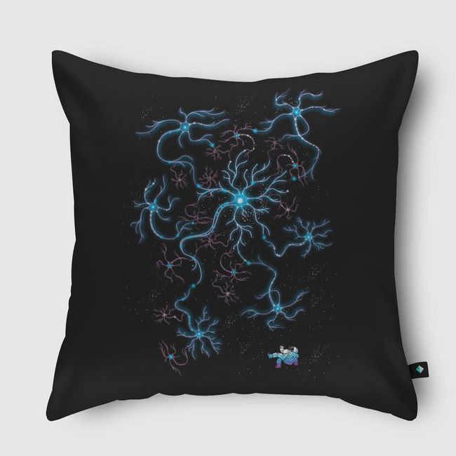 Neuron Galaxy - Throw Pillow