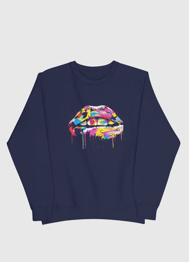 Colorful lips - Men Sweatshirt