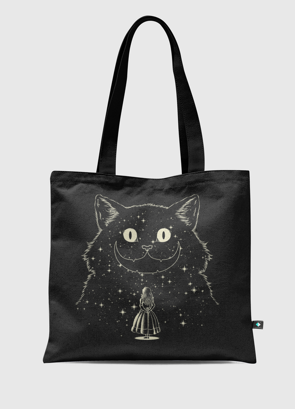 Alice Star Night Cat Tote Bag