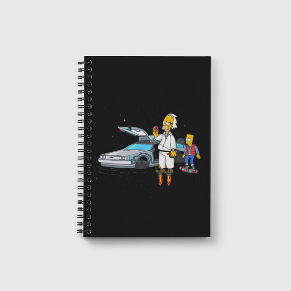 Back to the Future Space Notebook