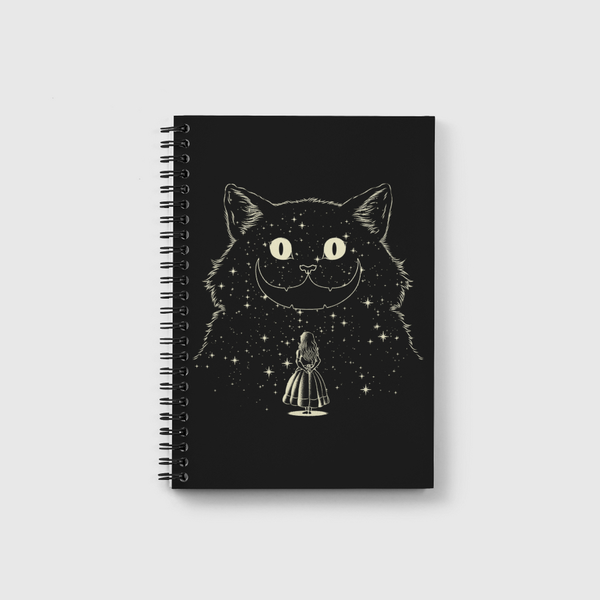 Alice Star Night Cat Notebook