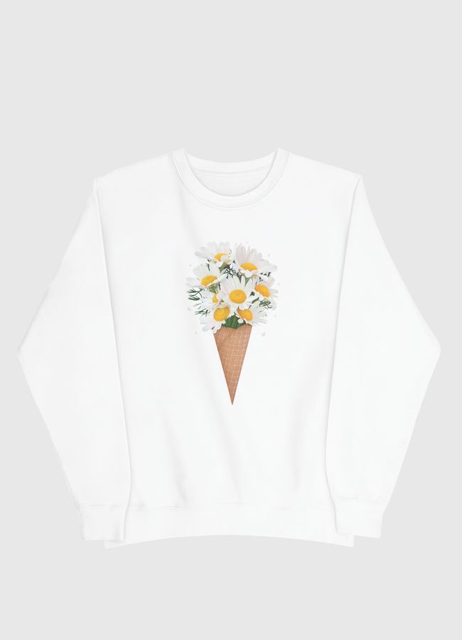 Ice cream with chamomile - Men Sweatshirt