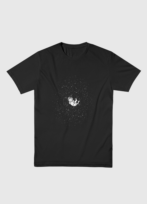 Gravity Cat Men Basic T-Shirt