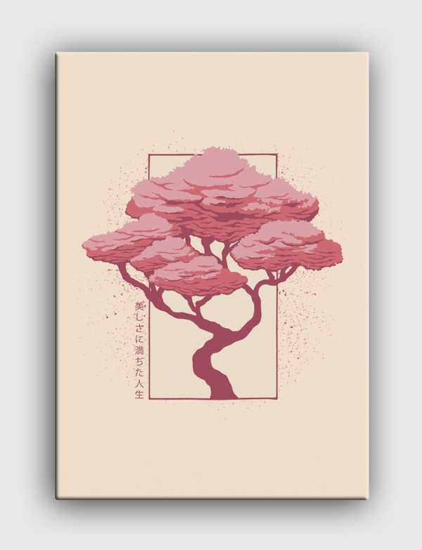 Sakura Blossom Pink Canvas