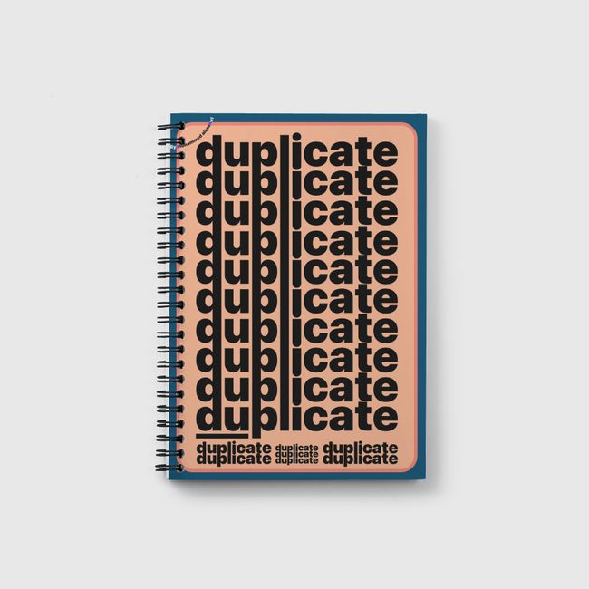 تكرار | duplicate - Notebook