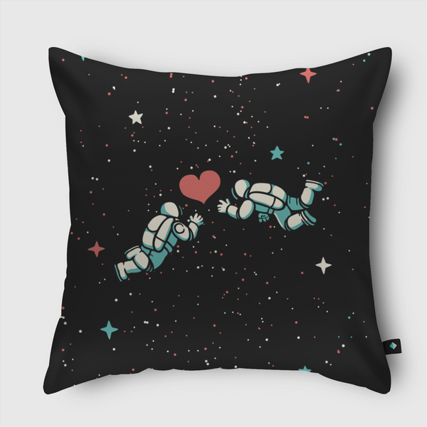 Astronaut Floating Throw Pillow