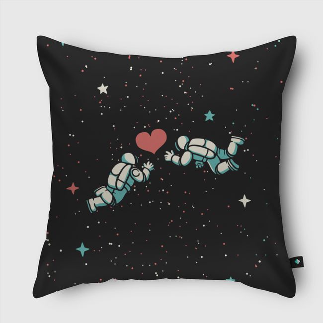 Astronaut Floating - Throw Pillow