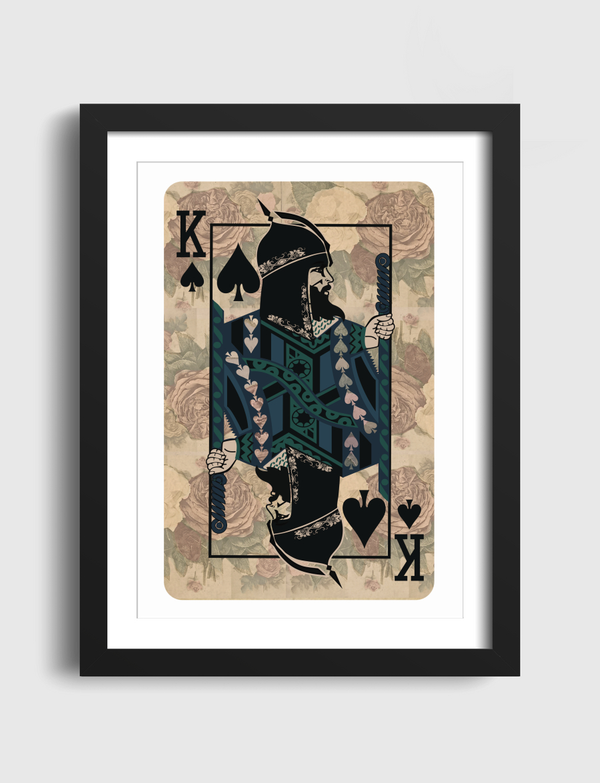 ARAB KING OF SPADES Artframe