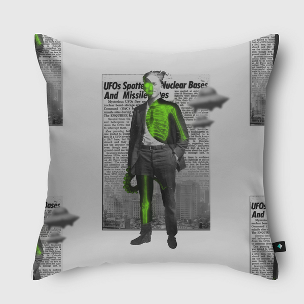 Space Invaders Throw Pillow