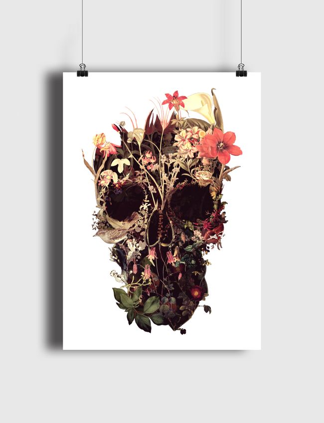 Bloom Skull - Poster