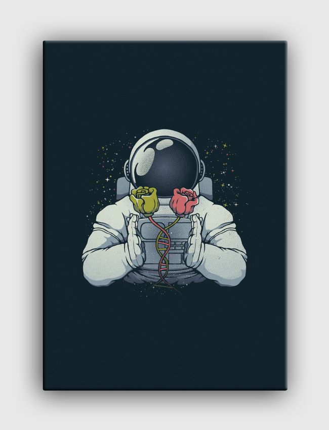 Science Astronaut DNA - Canvas