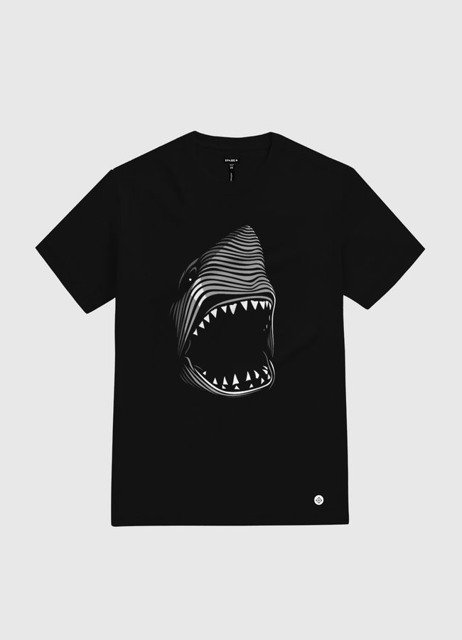 Great shark lines - White Gold T-Shirt