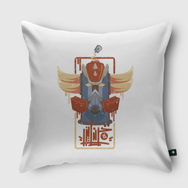 جرندايزر الجرافيتي - Throw Pillow