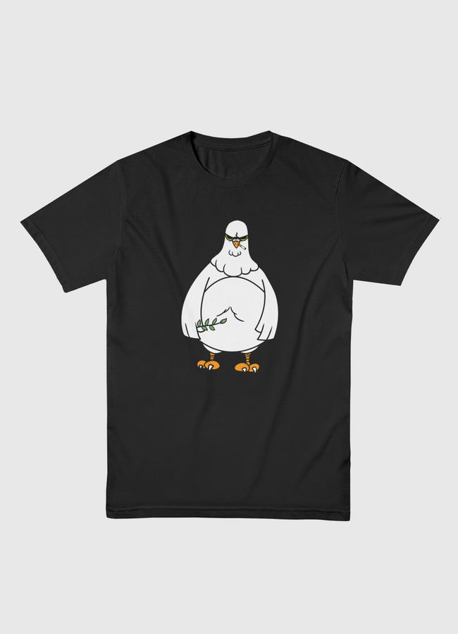 peace pigeon had enough  - Men Basic T-Shirt
