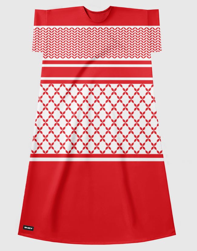 شماغ - Short Sleeve Dress