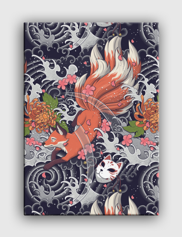 Nine Tailed Fox Spirit Canvas