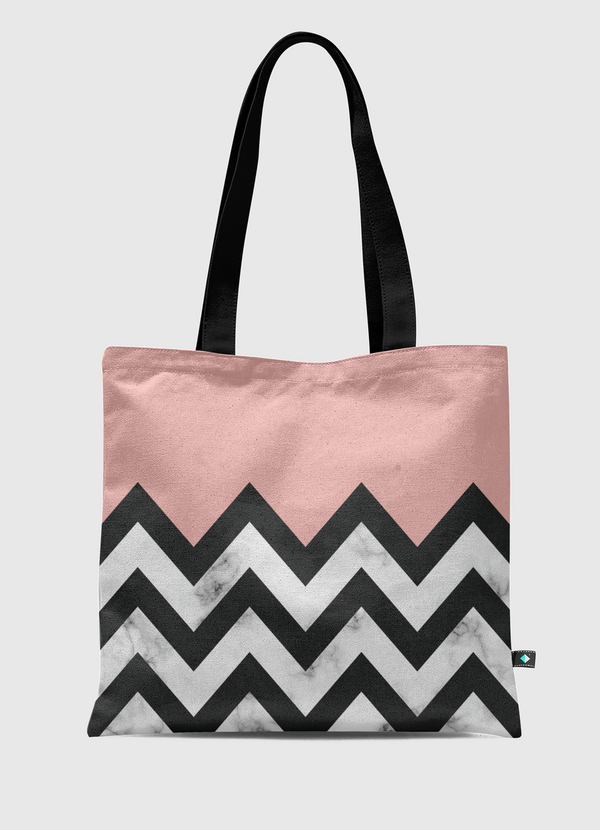Marble and pink Tote Bag