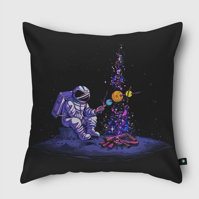 Moon Camping - Throw Pillow