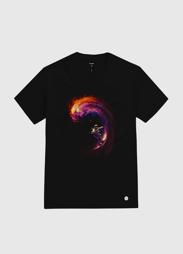 Space Surfing White Gold T-Shirt