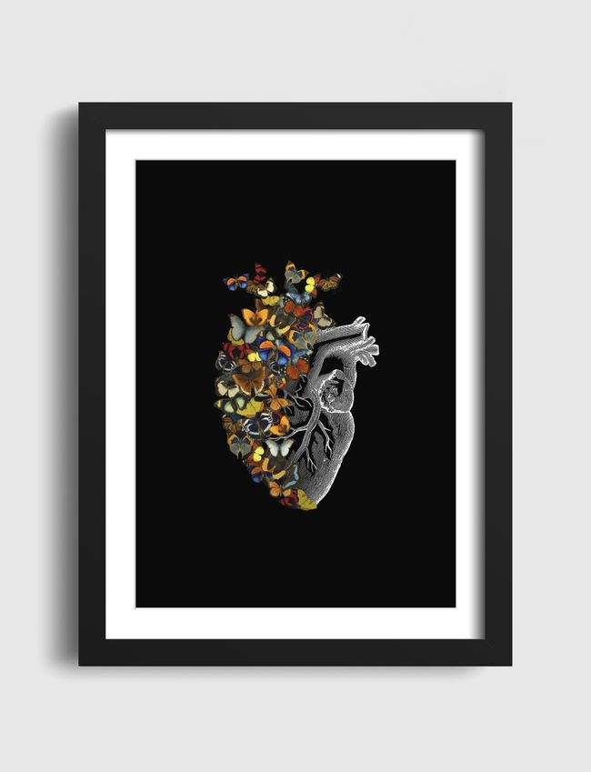 Butterfly Vintage Heart - Artframe