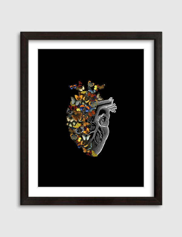 Butterfly Vintage Heart Artframe