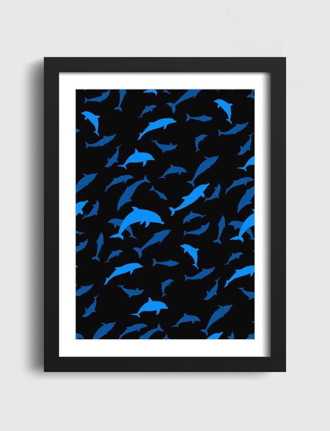 Pattern Dolphins - Artframe