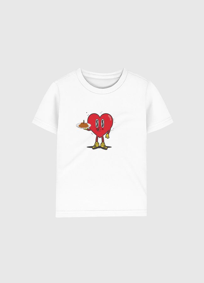 القلب والمعمول - Kids Organic T-Shirt