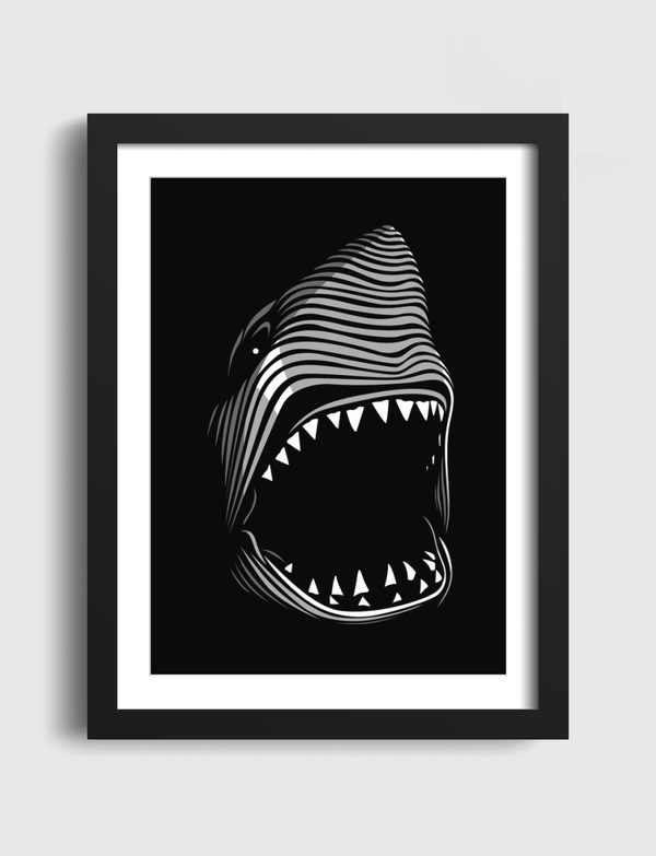 Great shark lines Artframe