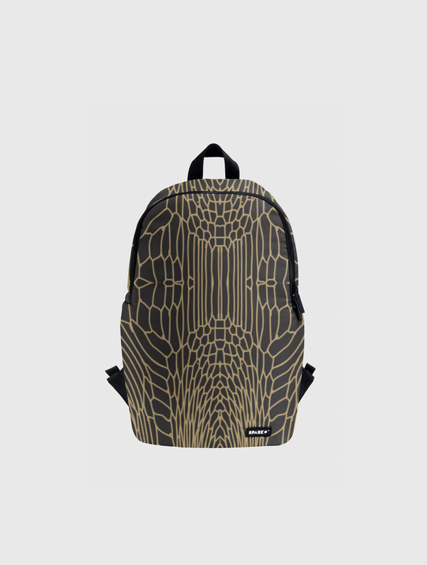 Python gold Spark Backpack