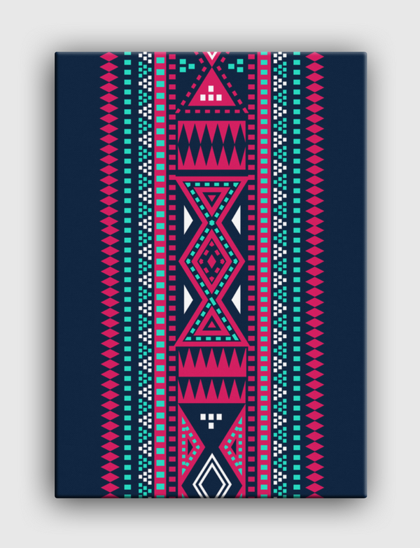 Tribal Arabian | Blue Canvas