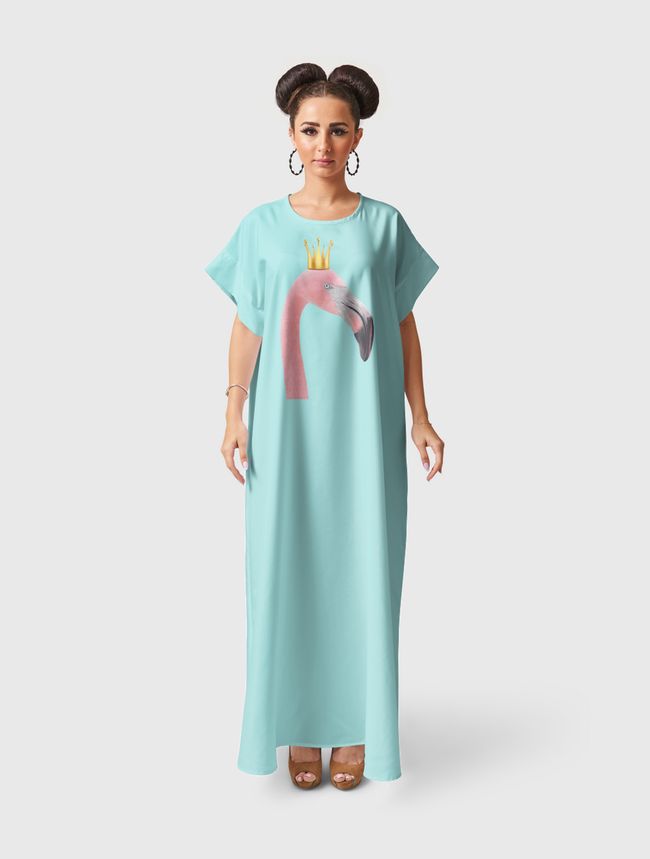 Queen flamingo - Short Sleeve Dress