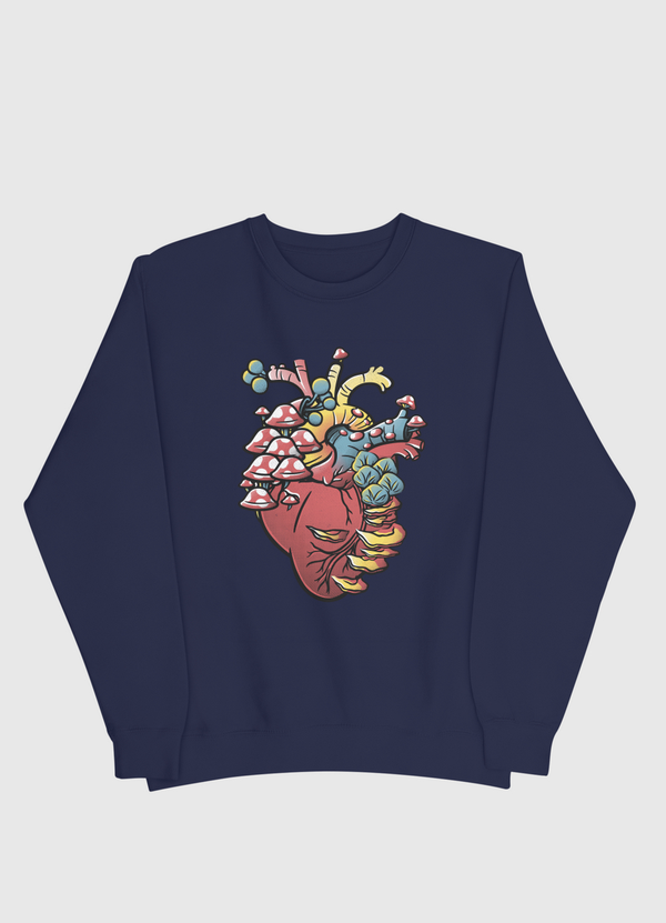 Fungi Heart Men Sweatshirt