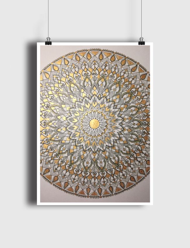 Gold mandala - Poster