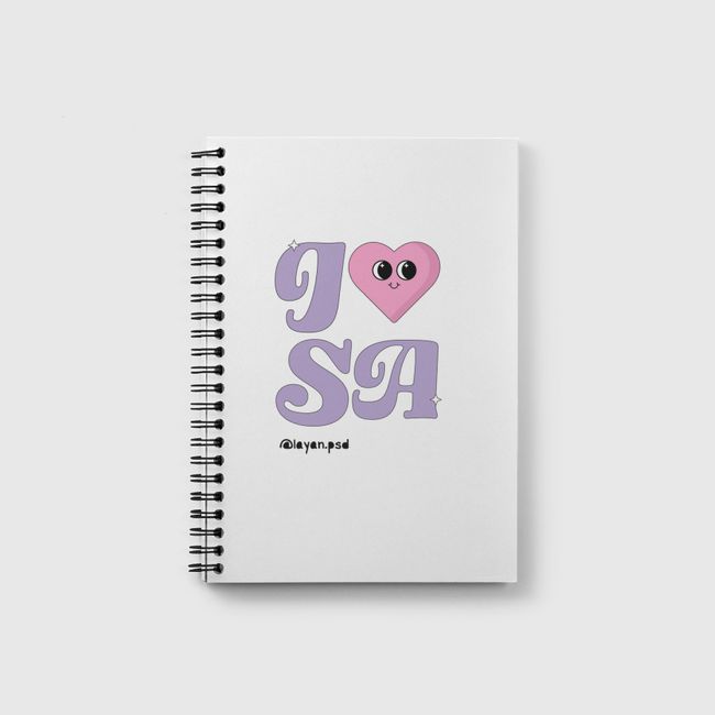 I love saudi arabia - Notebook