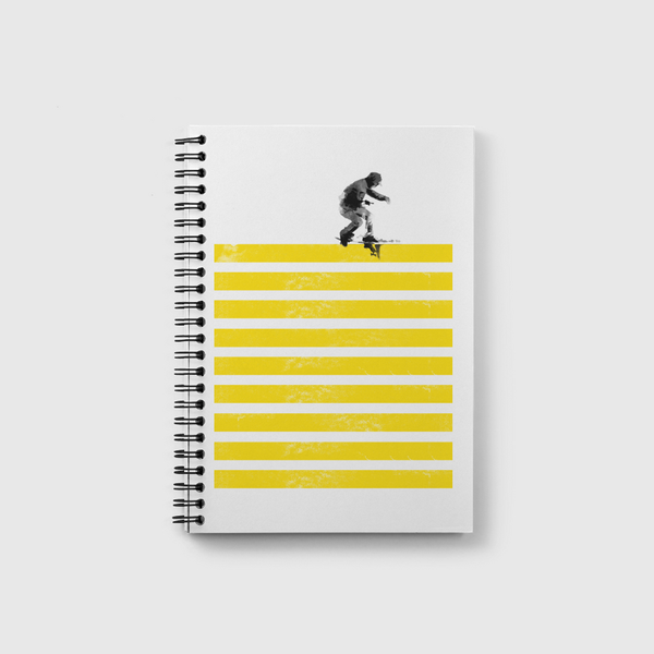 Slide on stripes Notebook