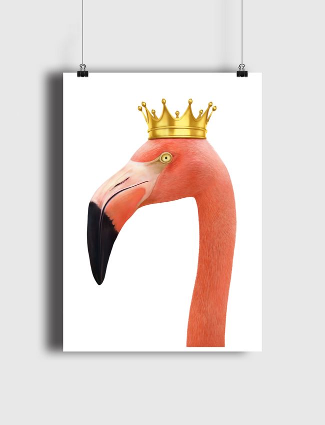 King flamingo - Poster