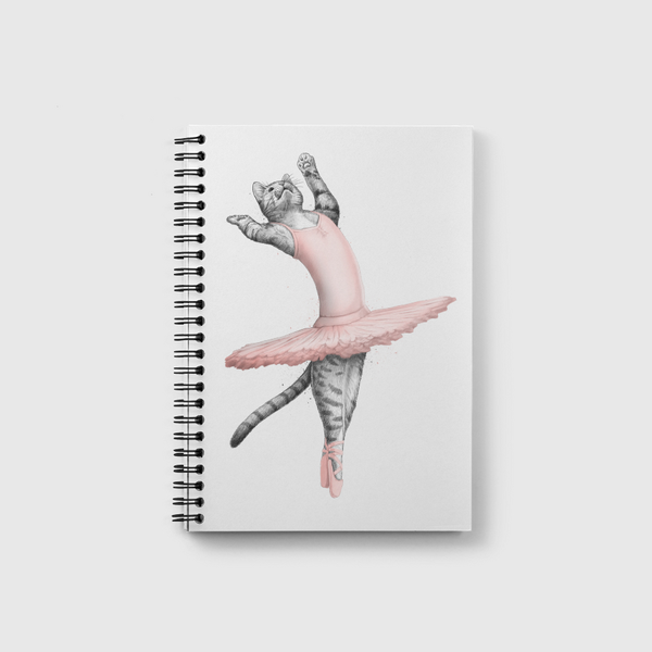 Ballerina Cat Notebook