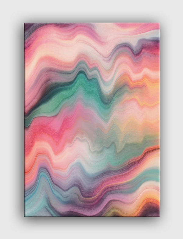 Rainbow Marble Canvas