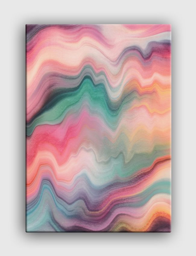Rainbow Marble - Canvas