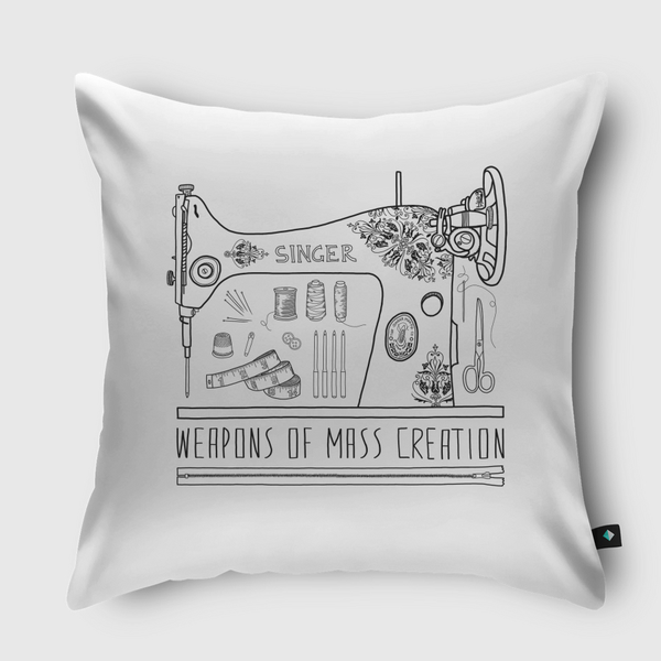 WOMC - Sewing Throw Pillow