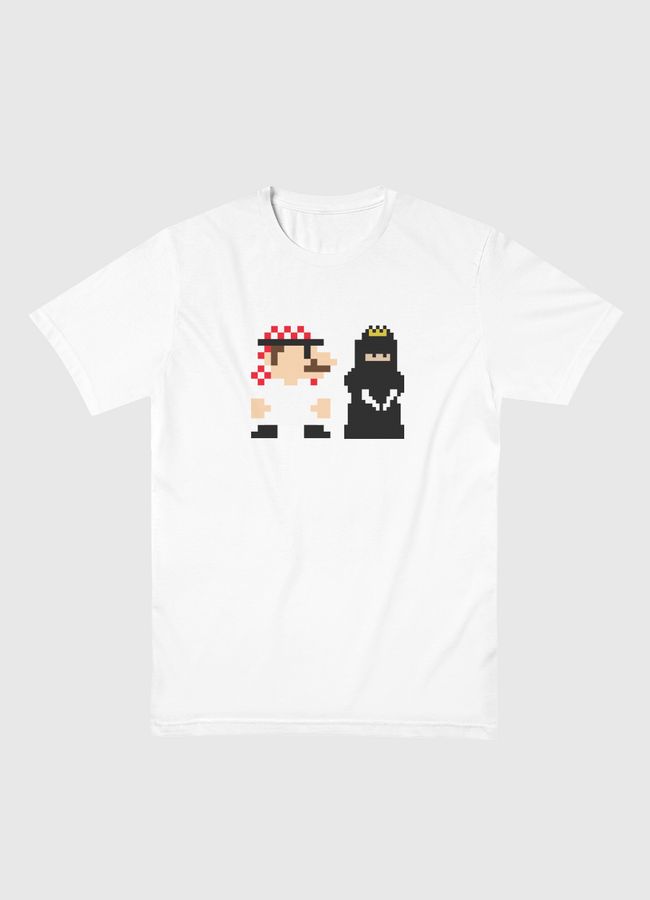 Mario and Princess - Men Basic T-Shirt