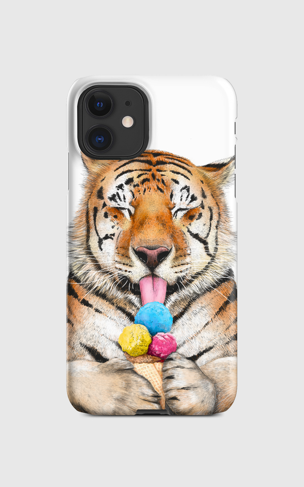 Tiger with ice cream Regular Case