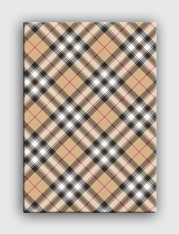 Rich Checked Clothes Canvas